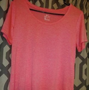 Neon pink Nike shirt